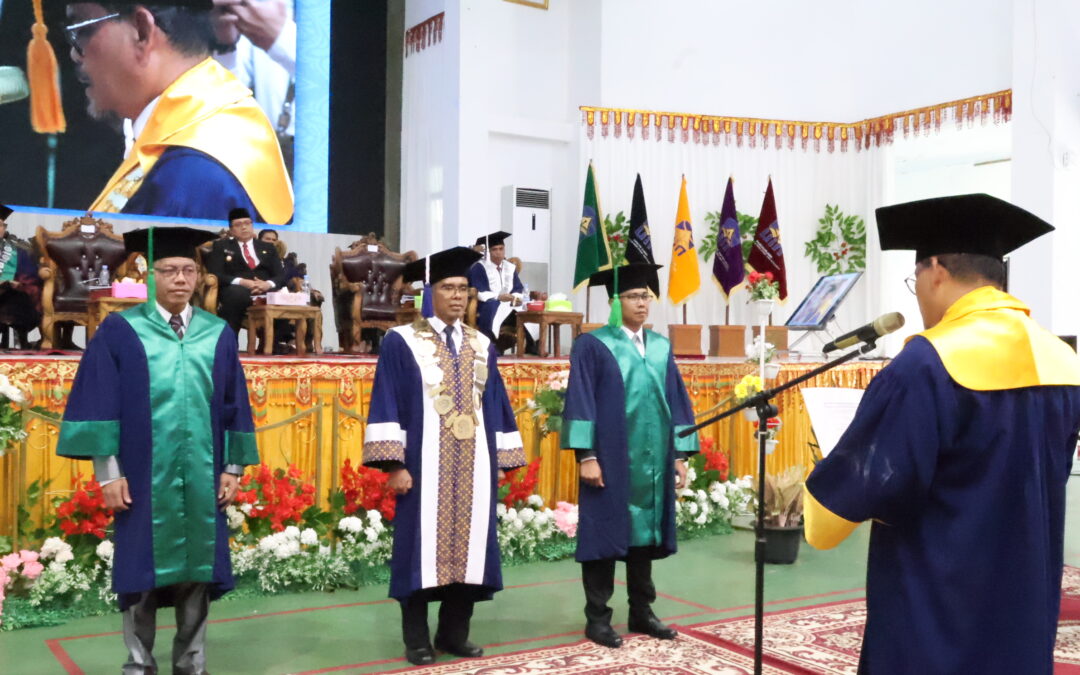 Kukuhkan Tiga Profesor, UIN Mahmud Yunus Batusangkar Tegaskan Kampus “Sains Islam Refleksi Surau Minangkabau”