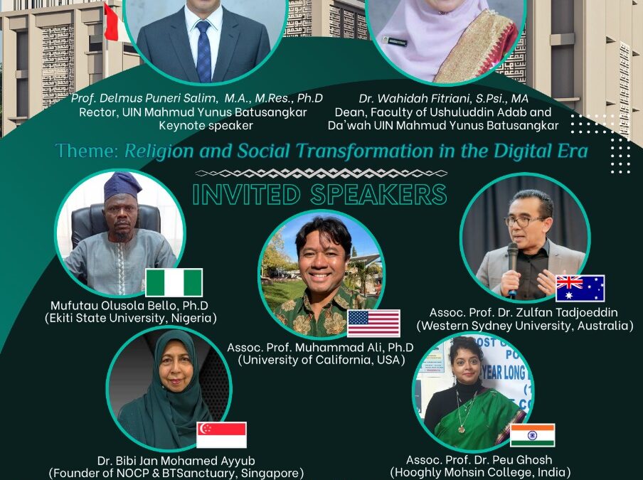 FUAD UIN Mahmud Yunus Batusangkar Gelar Konferensi Internasional tentang Agama dan Transformasi Sosial di Era Digital